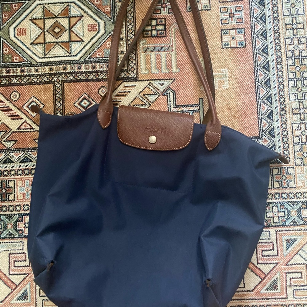 LongChamp navy tote